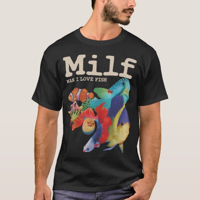 Mann, ich liebe Fisch T-Shirt (Vorderseite)