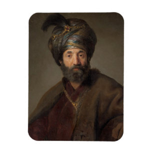 Mann im orientalischen Kostüm, c.1635 (Öl auf Magnet