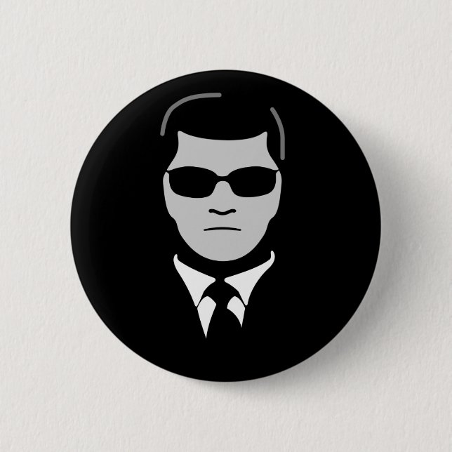 Mann im Schwarzen Button (Vorderseite)