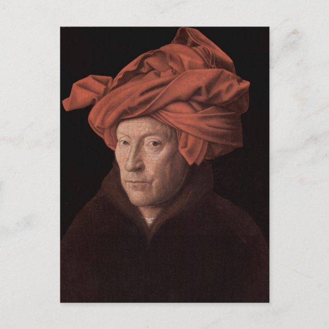 Mann in einem Turban Postkarte (Vorderseite)
