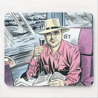 Mann in Seat 61 mousemat Mousepad