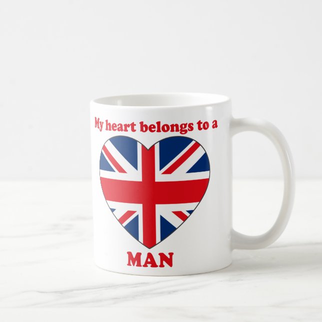 Mann Kaffeetasse (Rechts)