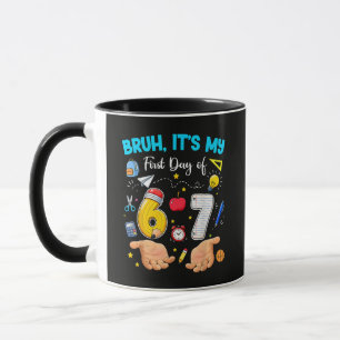 Mann, mein erster Tag nach den Ferien Tasse