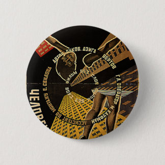 Mann mit einem Film-Kamera-Plakat Button