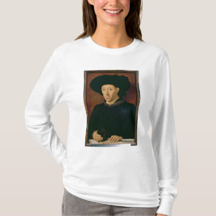 Mann mit einem Glas Wein T-Shirt