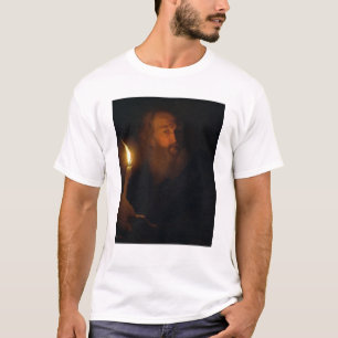 Mann mit einer Kerze T-Shirt