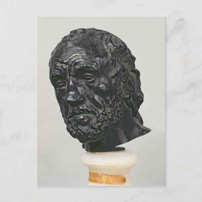 Mann mit gebrochener Nase, 1865 Postkarte (Vorderseite)