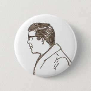 Mann mit Gläsern Button