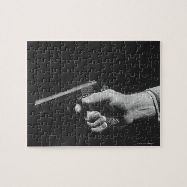Mann mit Waffe (Horizontal)
