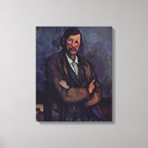 Mann mit Waffen überquert - Paul Cezanne - c1866