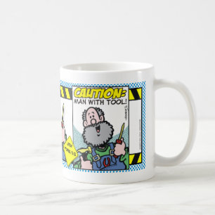 Mann mit Werkzeug Kaffeetasse