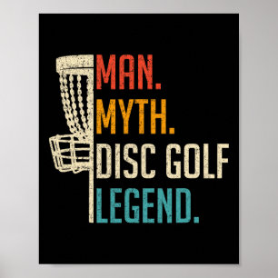 Mann Myth Disc Golf Legende - Frisbee Disc Golf Sp Poster