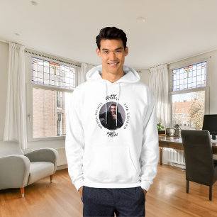 Mann Mythos Legende Foto Name Hoodie