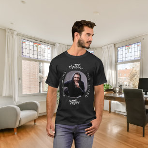 Mann Mythos Legende Foto Name T-Shirt