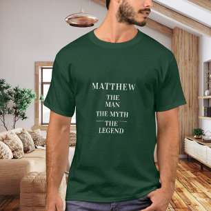 Mann Mythos Legende Name grün T-Shirt