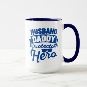 Mann. Papa. Beschützer. Held. Tasse