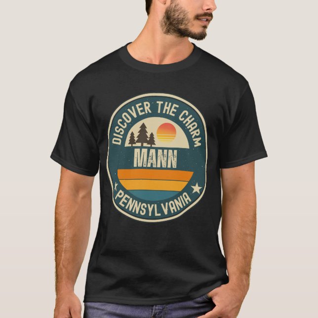 Mann, Pennsylvania T-Shirt (Vorderseite)