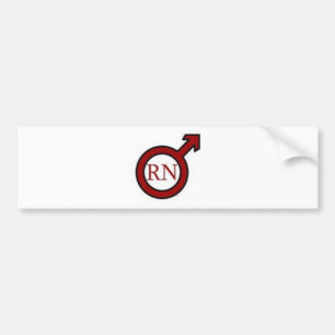 Mann RN Autoaufkleber