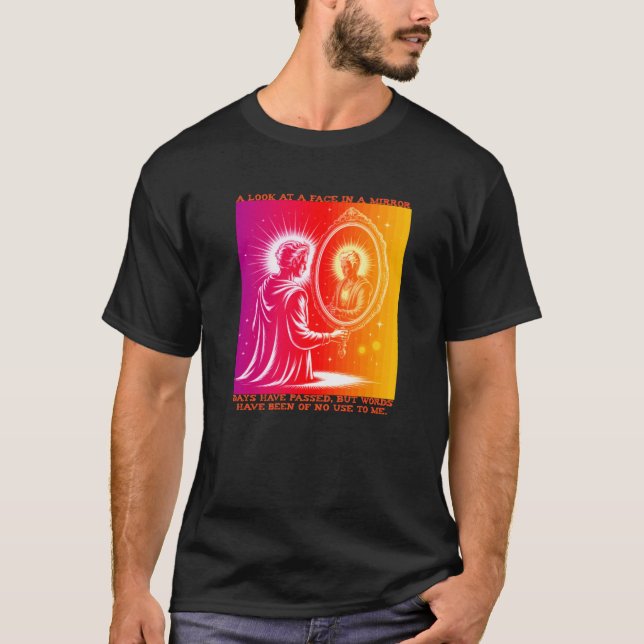 Mann Spiegel T-Shirt (Vorderseite)