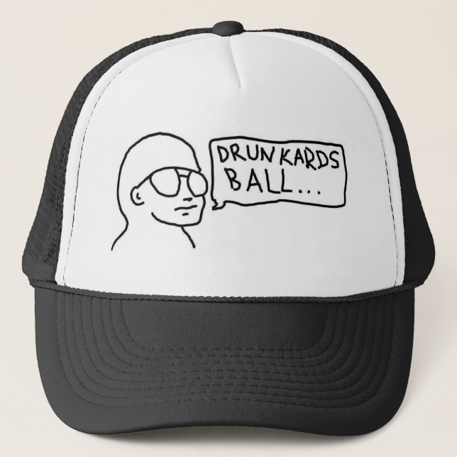 Mann-sprechenhut Truckerkappe (Vorderseite)