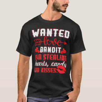 Mann T - Shirt mit Valentine Spaß Satz.
