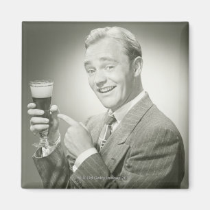 Mann-Trinken Magnet