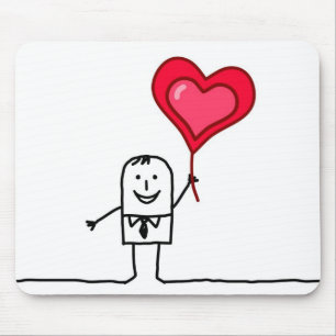 Mann u. Herz Mousepad
