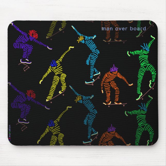 Mann über Bord Mousepad (Vorne)