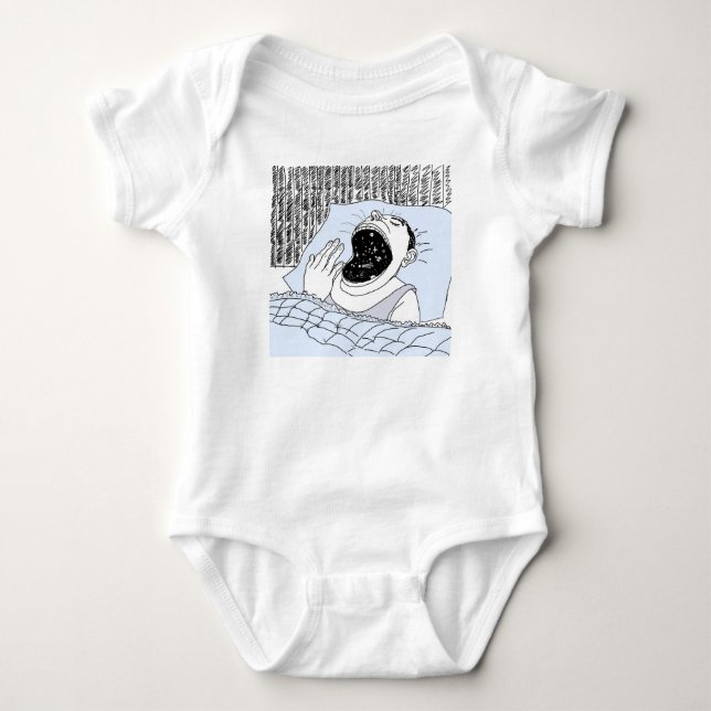 MANN UND KOSMOS BABY STRAMPLER (Vorderseite)