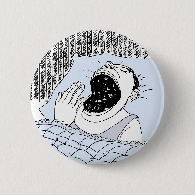 MANN UND KOSMOS BUTTON (Vorderseite)