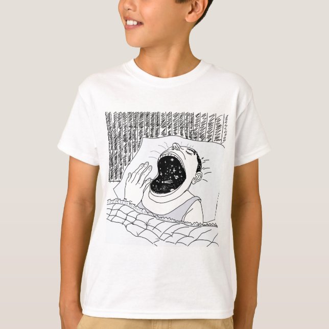 MANN UND KOSMOS T-Shirt (Vorderseite)