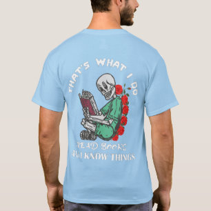 Mann und Lehrer Das ist es, was ich lebe Buch T-Shirt