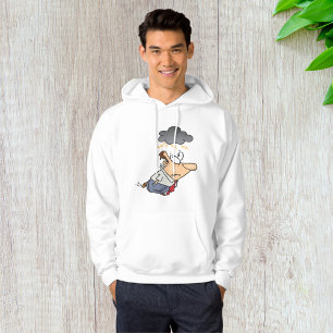Mann unter einer Wolke Hoodie