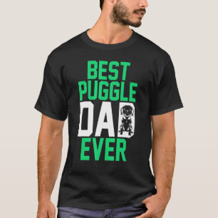 Männchen Hausbesitzer Tierhund Daddy Best Puggle V T-Shirt