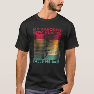 Männchen jagen für einen Vater eines Bogenschützen T-Shirt