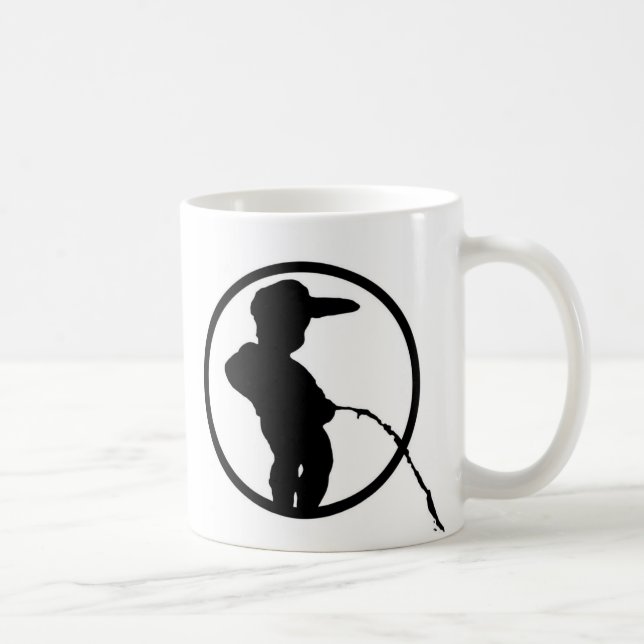 Manneke Pis Kaffeetasse (Rechts)