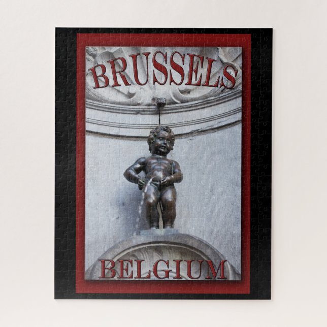Mannekin Pis in Brussels (Vertikal)