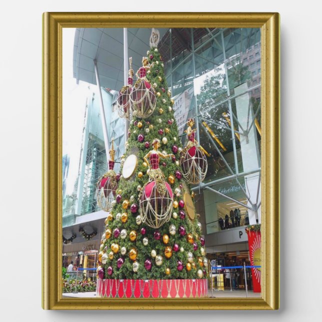 Mannequin christmas tree fotoplatte (Vorderseite)