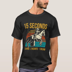 Männer 15 Sekunden 3 Urnen 2 Herzen 1 Traum Barrel T-Shirt