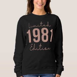 Männer 1981 Vintag Geboren 1981 Sweatshirt
