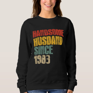 Männer 40. Hochzeitstag für ihn attraktiver Eheman Sweatshirt