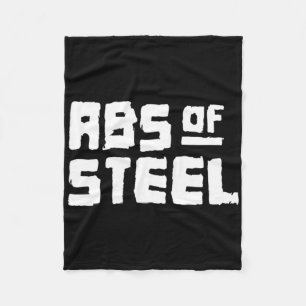 Männer abs von Steel Gym Fitness Workout Bodybuild Fleecedecke