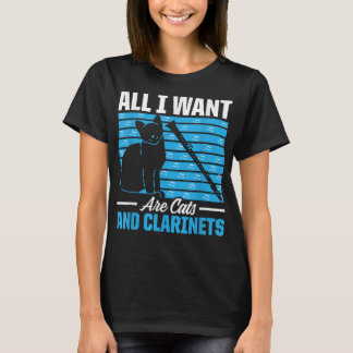 Männer alles, was ich Wollte, sind Katzen und Clar T-Shirt