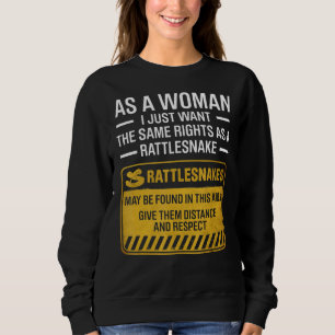 Männer als Frau Wollte ich einfach dieselben Recht Sweatshirt