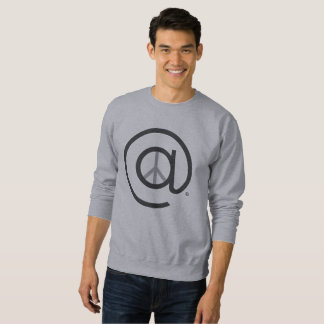 Männer am Friedensgrundlegenden Sweatshirt