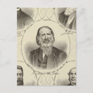 Männer an der Küste von New Jersey Postkarte