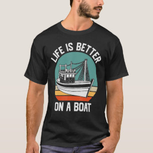 Männer - Angler Sunset Fisherman Fishing Rod T-Shirt