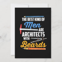 Männer Architekten mit Bärten
