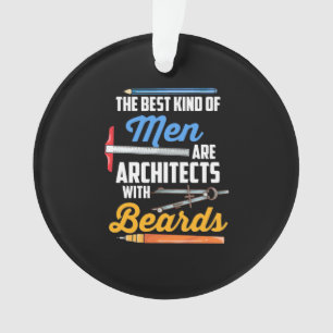 Männer Architekten mit Bärten Ornament