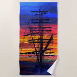 Männer auf dem Handtuch am Liegestuhl